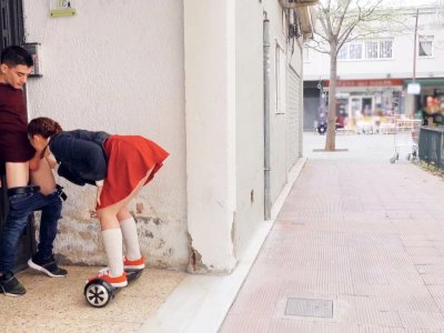 Pamela Sanchez and her Sex Segway Roam the Streets